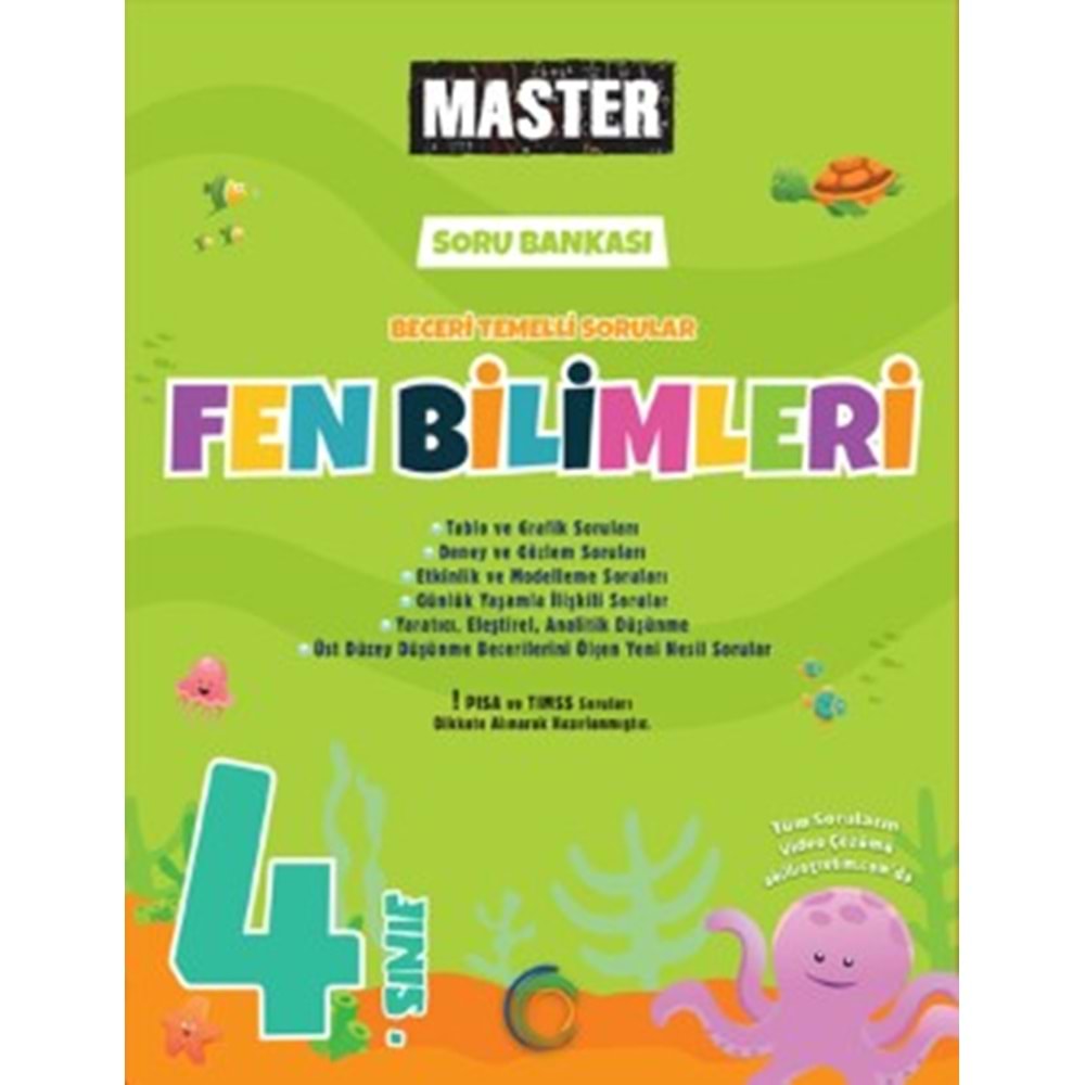 4.SINIF FEN BİLİMLERİ MASTER SORU BANKASI OKYANUS