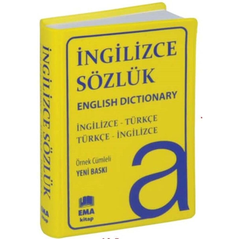 İNGİLİZCE-TÜRKÇE SÖZLÜK PLASTİK KAPAK EMA