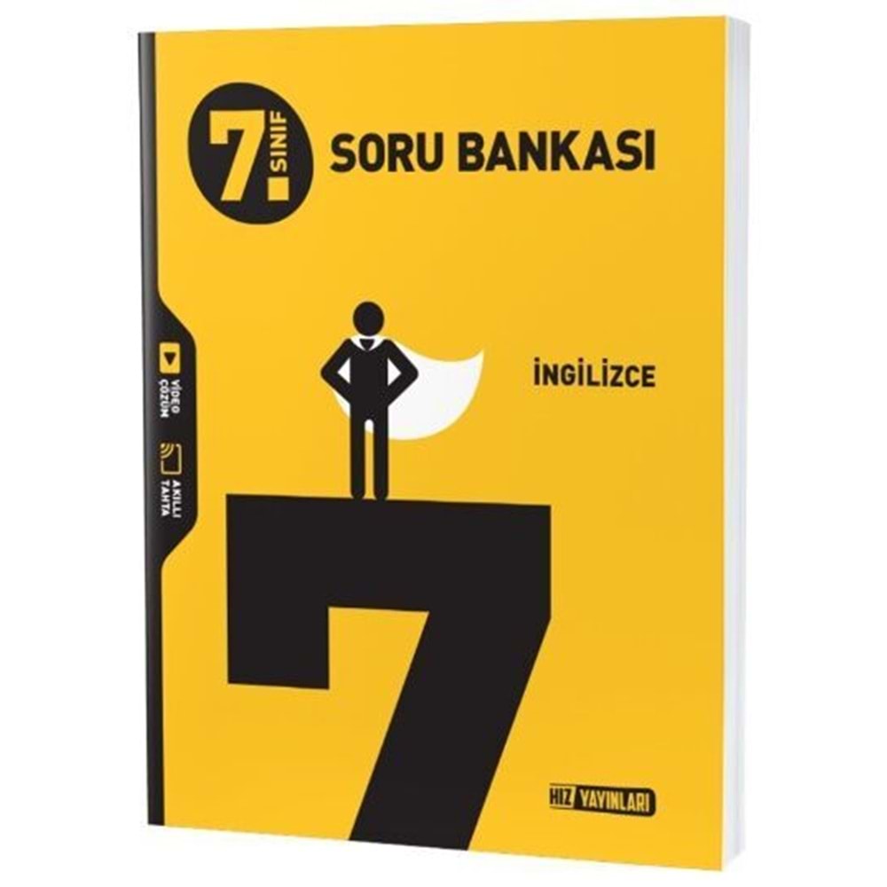 7.SINIF İNGİLİZCE SORU BANKASI HIZ YAYINLARI