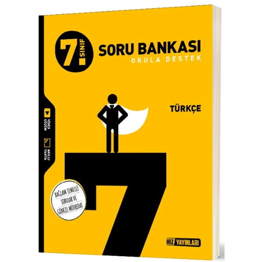 7.SINIF TÜRKÇE SORU BANKASI HIZ YAYINLARI