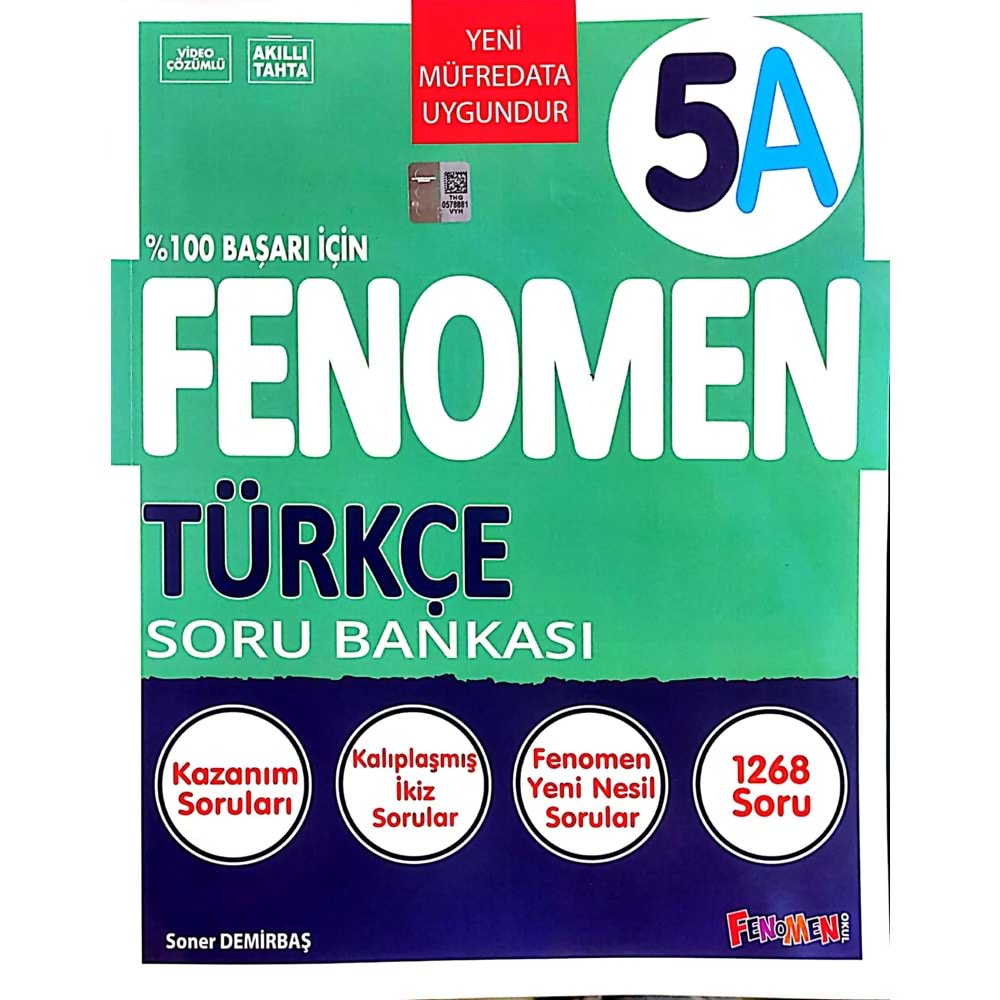 5.SINIF TÜRKÇE (A) SORU BANKASI FENOMEN