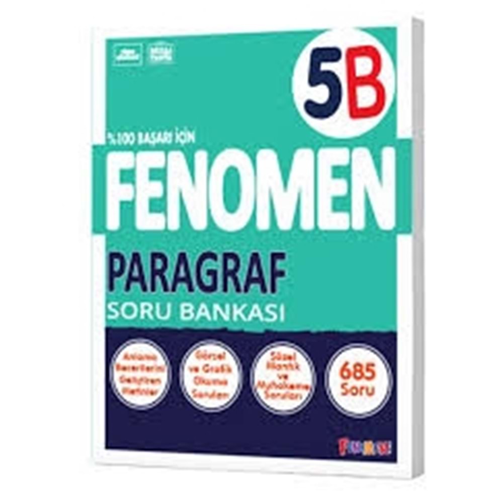 5.SINIF PARAGRAF (B) SORU BANKASI FENOMEN