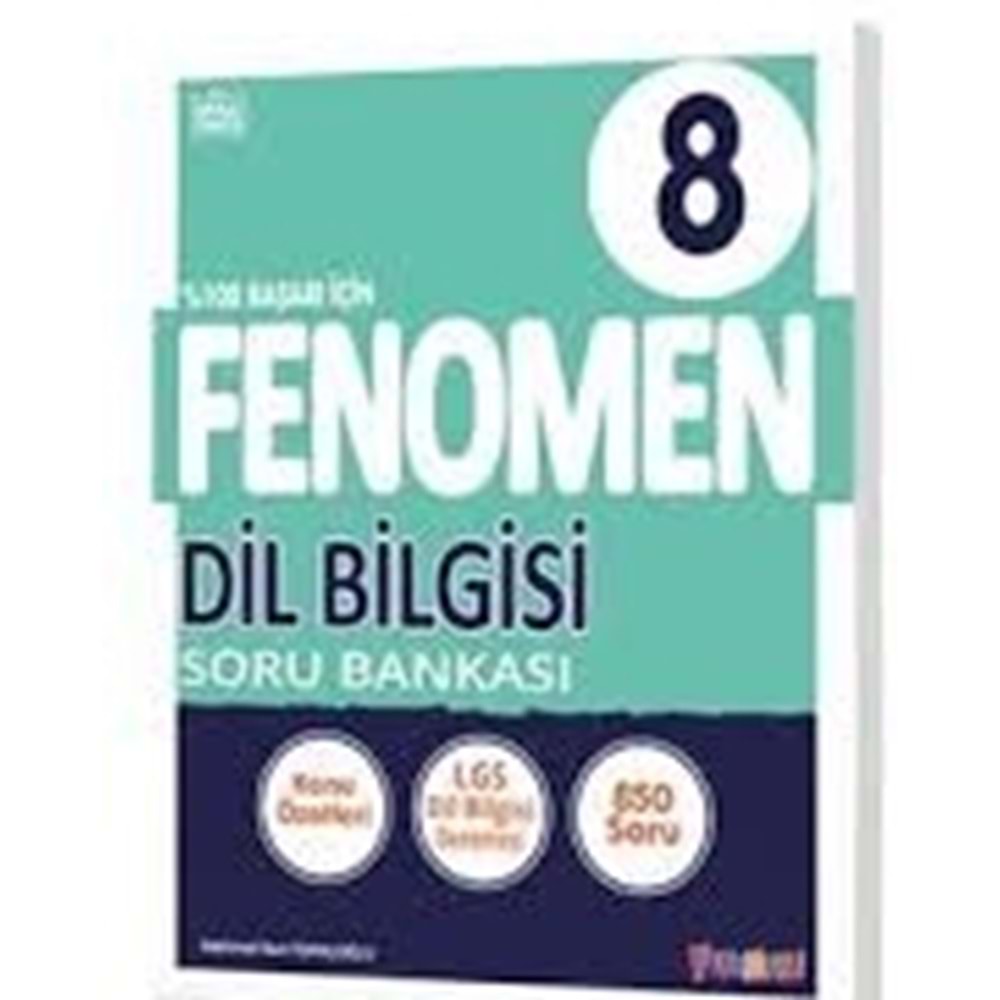 8.SINIF DİLBİLGİSİ SORU BANKASI FENOMEN