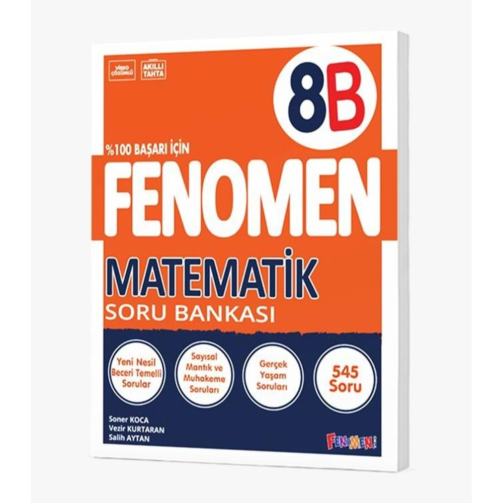 8.SINIF MATEMATİK (B) SORU BANKASI FENOMEN