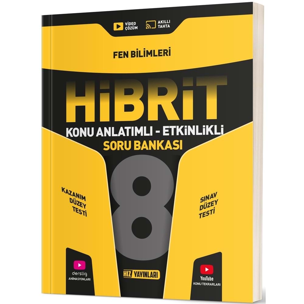 8.SINIF HİBRİT FEN BİLİMLERİ SORU BANKASI HIZ