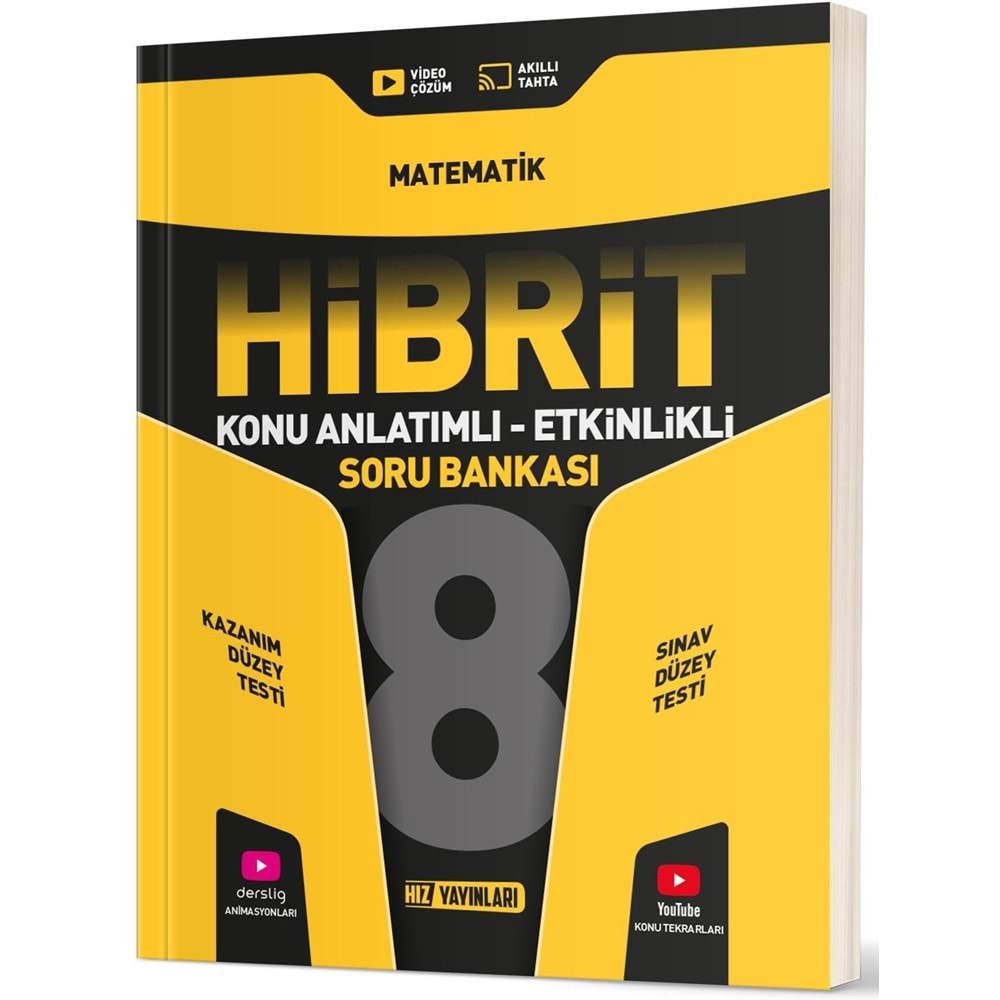 8.SINIF HİBRİT MATEMATİK SORU BANKASI HIZ