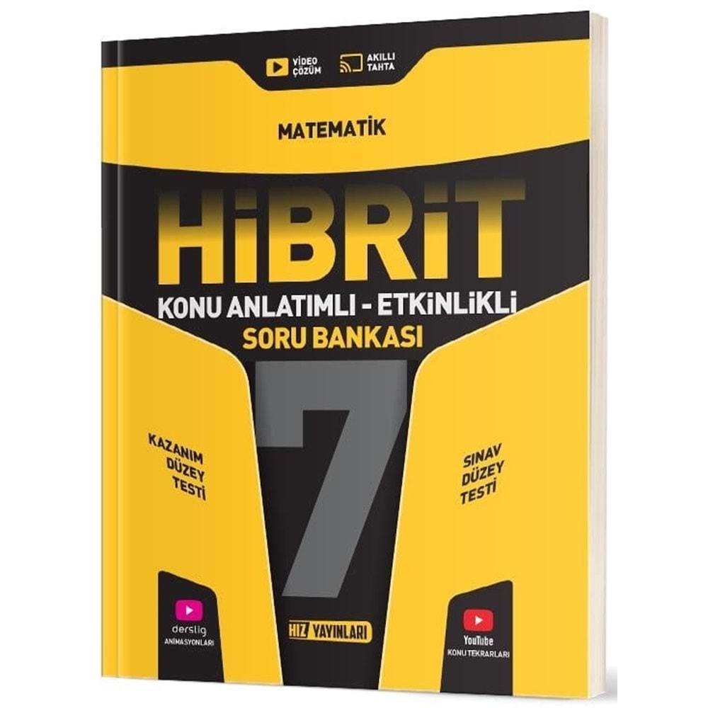 7.SINIF HİBRİT MATEMATİK SORU BANKASI HIZ