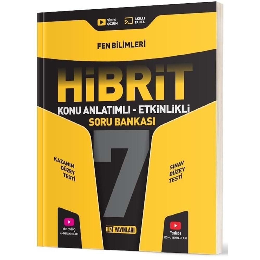 7.SINIF HİBRİT FEN BİLİMLERİ SORU BANKASI HIZ