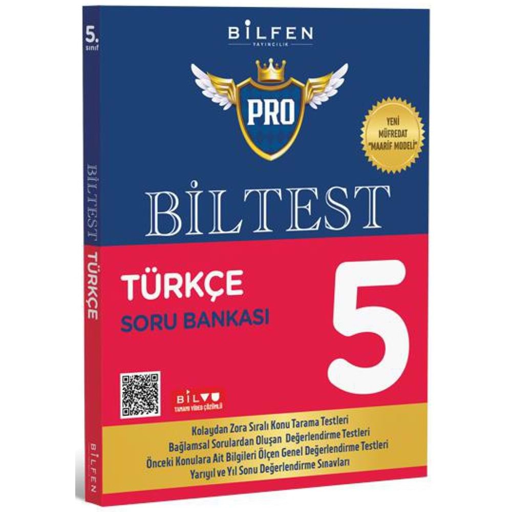 5.SINIF BİLTEST PRO TÜRKÇE SORU BANKASI BİLFEN