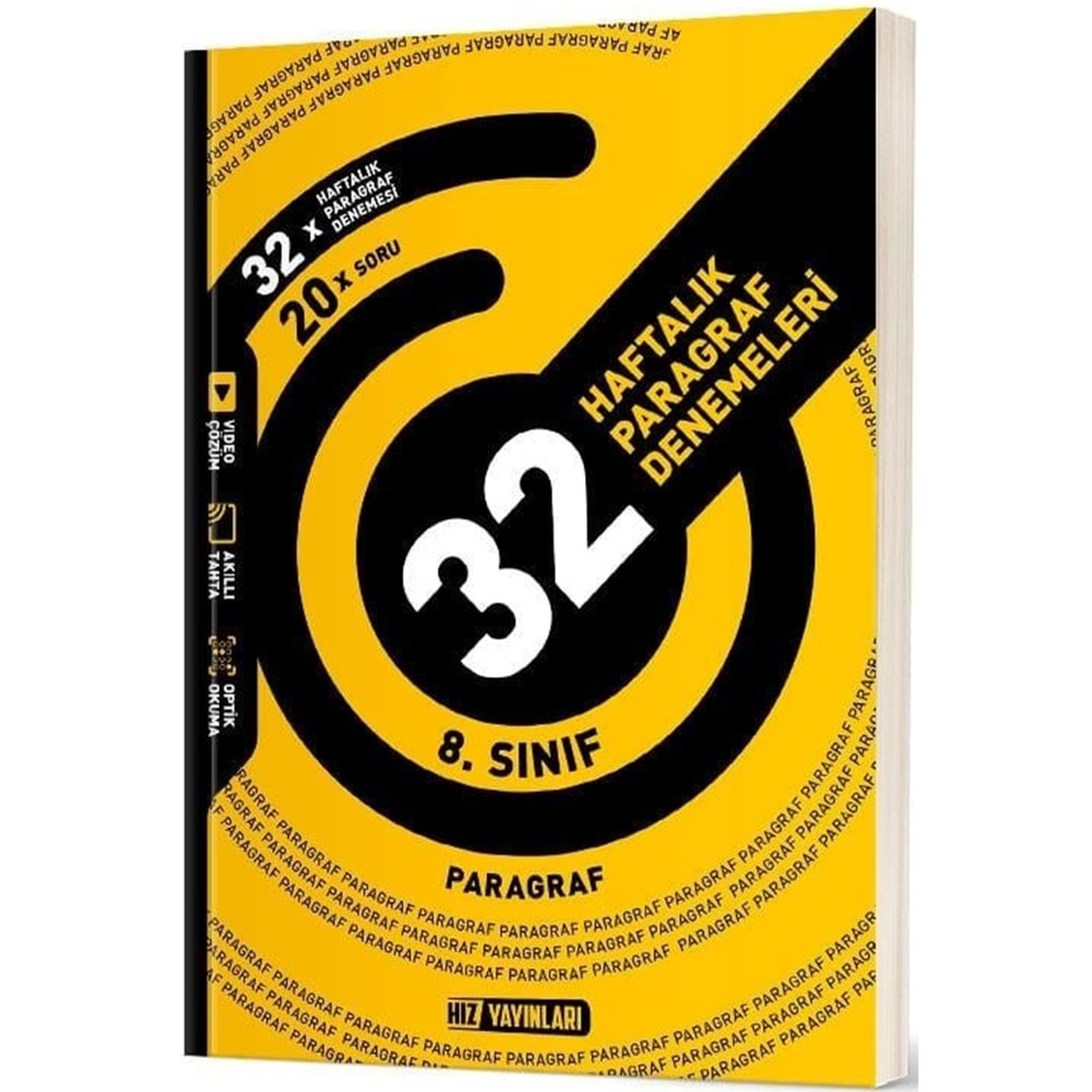8.SINIF PARAGRAF HAFTALIK DENEME HIZ