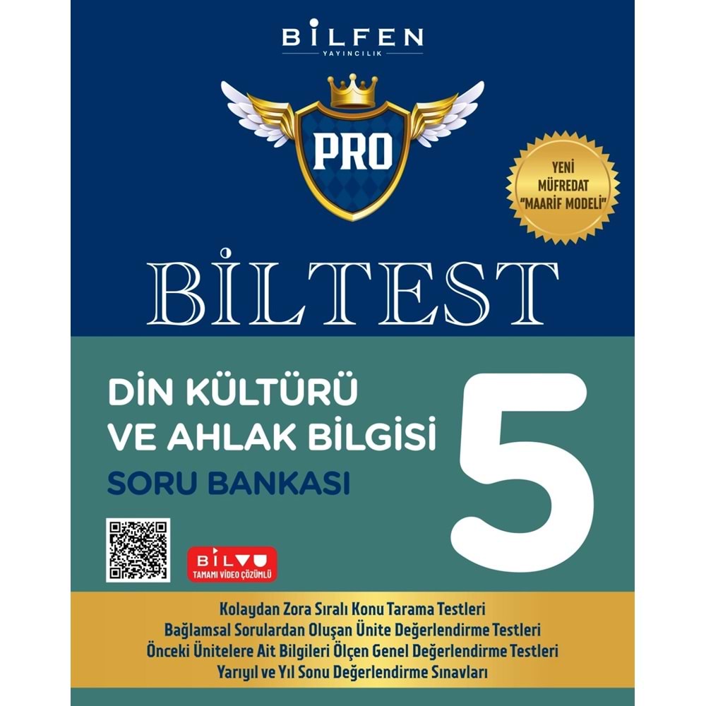 5.SINIF DİN KÜLT. AHL.BİLGİSİ BİLTEST SORU BANKASI BİLFEN