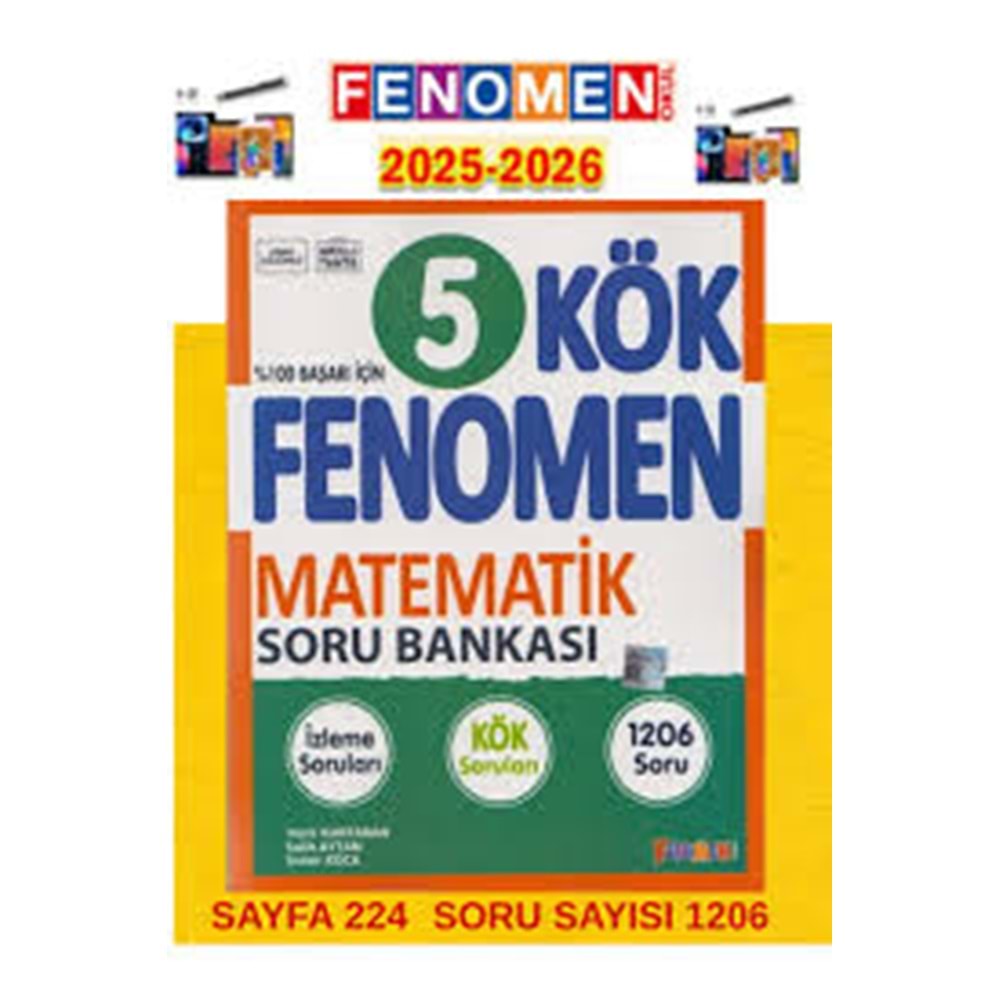 5.SINIF KÖK MATEMATİK SORU BANKASI FENOMEN