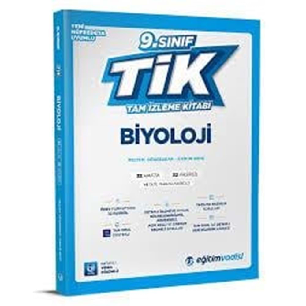 9.SINIF TAM İZLEME BİYOLOJİ SORU BANKASI 4K YAYINLARI