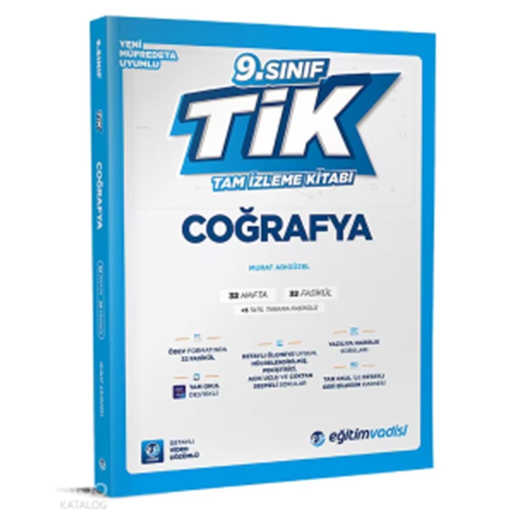 9.SINIF TAM İZLEME COĞRAFYA SORU BANKASI 4K YAYINLARI