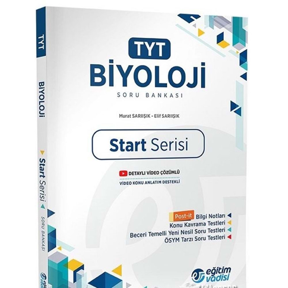 TYT START BİYOLOJİ SORU BANKASI EĞİTİM VADİSİ YAYINLARI