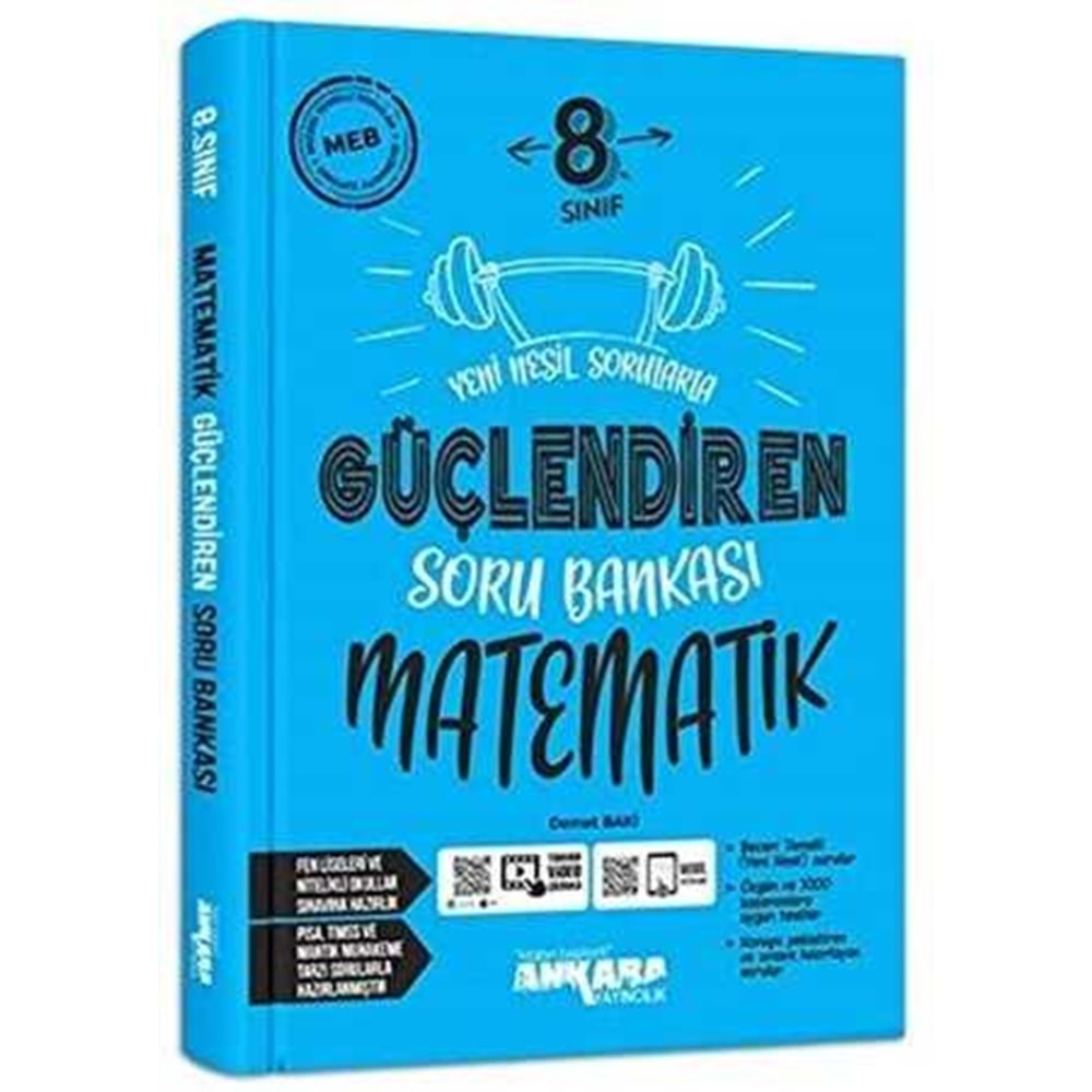 8.SINIF GÜÇLENDİREN MATEMATİK SORU BANKASI ANKARA