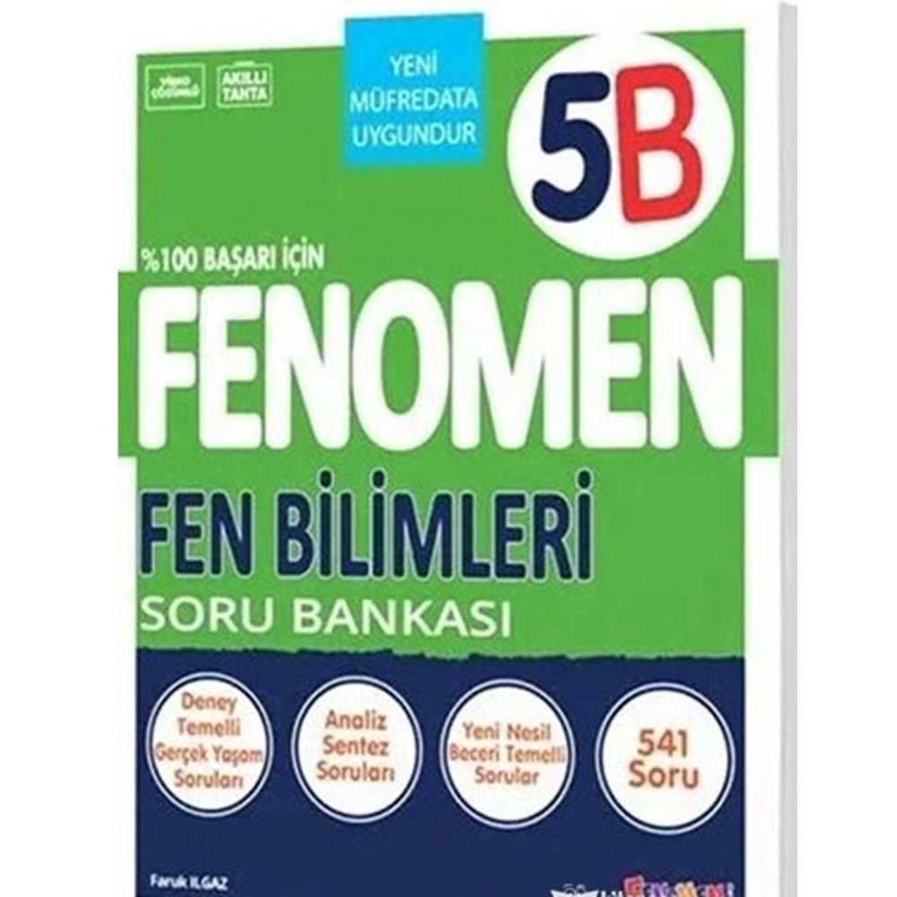 5.SINIF FENOMEN (B) FEN BİLİMLERİ SORU BANKASI