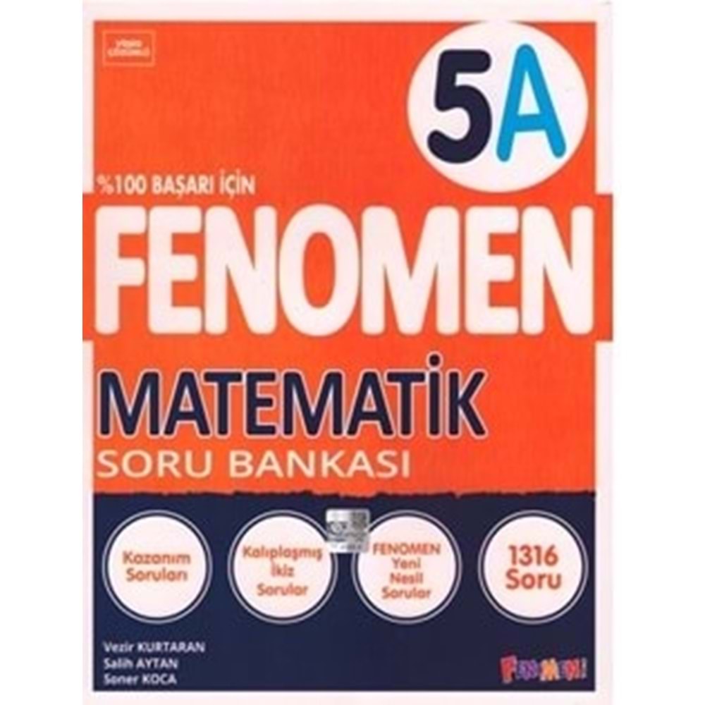 5.SINIF MATEMATİK (A) SORU BANKASI FENOMEN