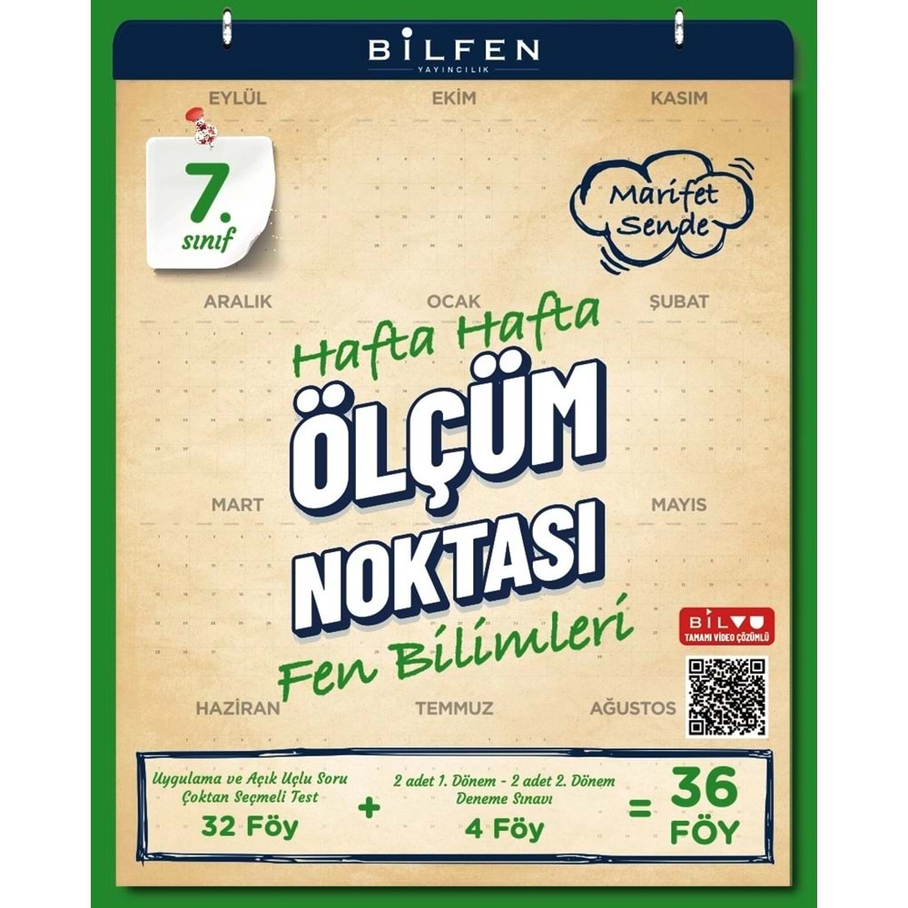 7.SINIF ÖLÇÜM NOKTASI FEN BİLİMLERİ