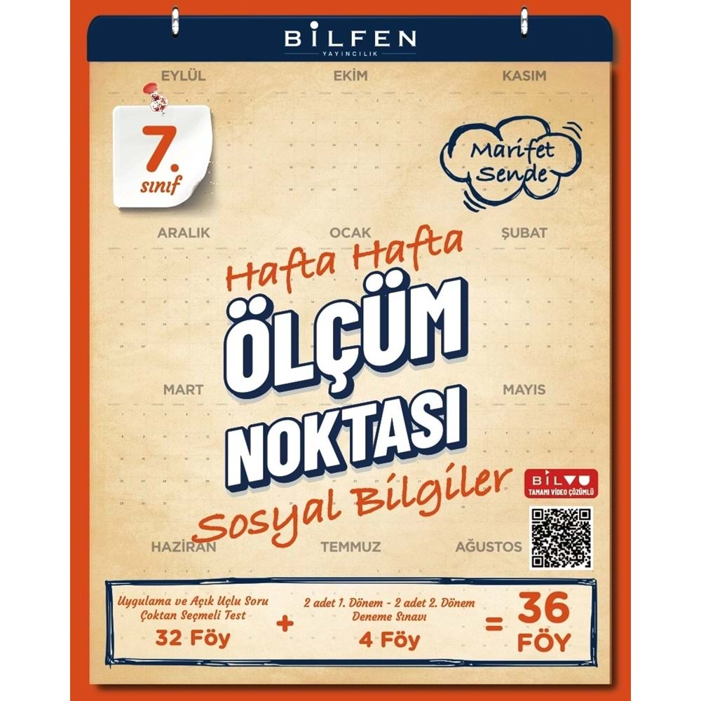 7.SINIF SOSYAL BİLGİLER ÖLÇÜM NOKTASI BİLFEN