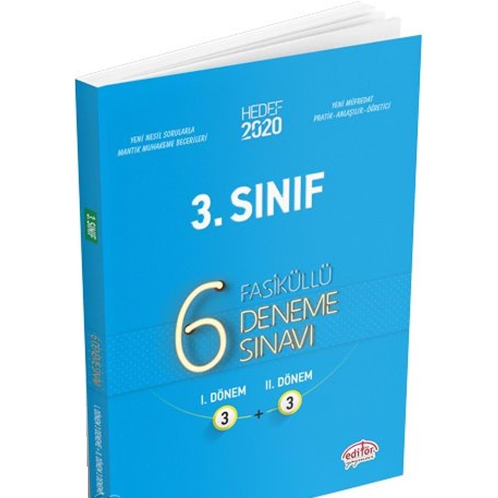 3.SINIF 3+3 DENEME SINAVI EDİTÖR