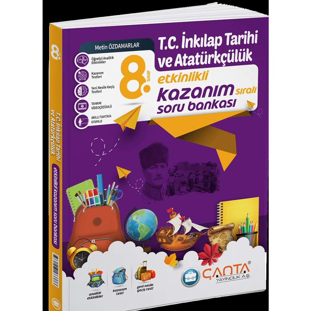 8.SINIF İNKILAP TAR VE ATATÜRK S.BANKASI ÇANTA