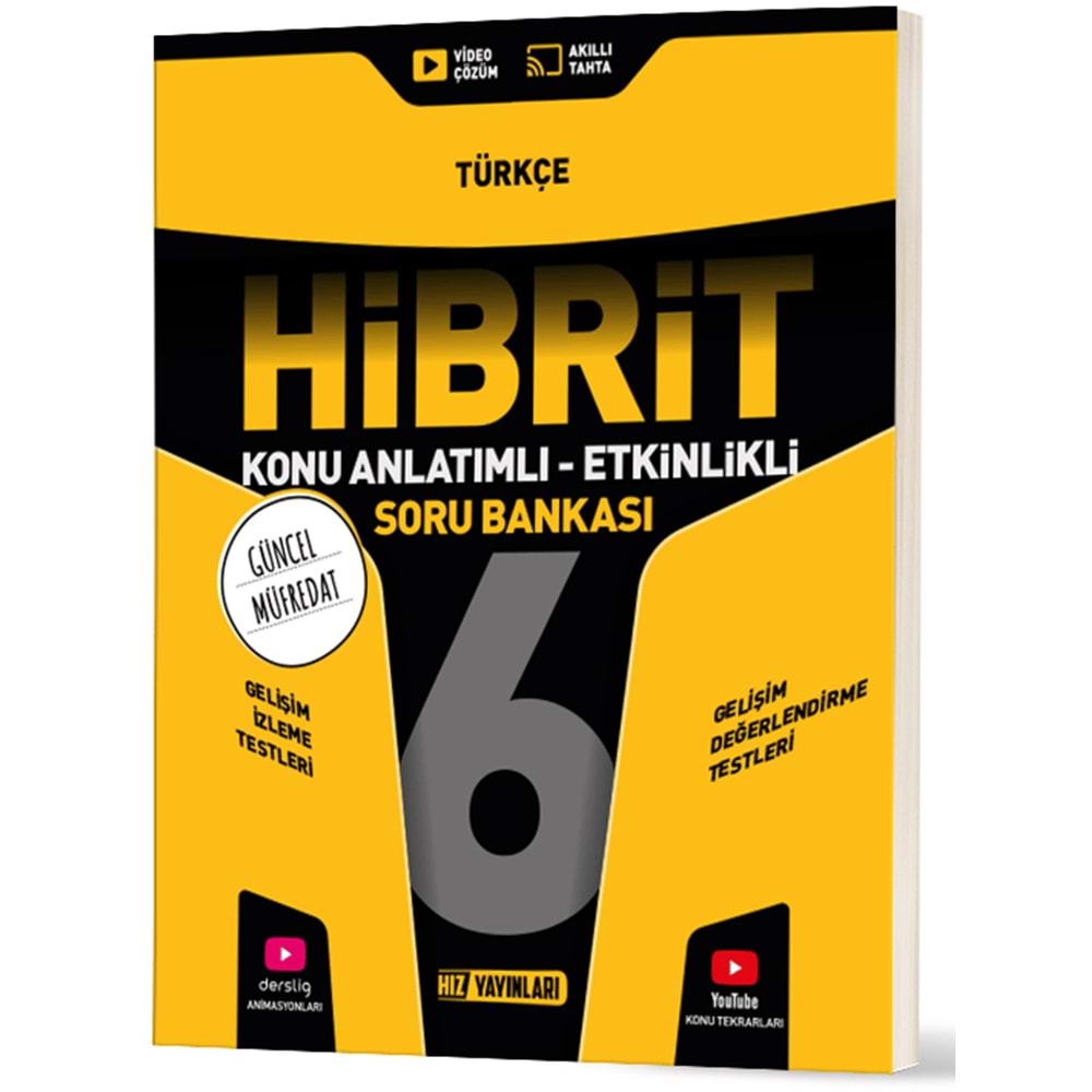6.SINIF TÜRKÇE HİBRİT HIZ