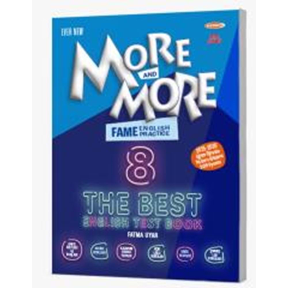 8.SINIF İNGİLİZCE FAME FENOMEN TEST MORE&MORE