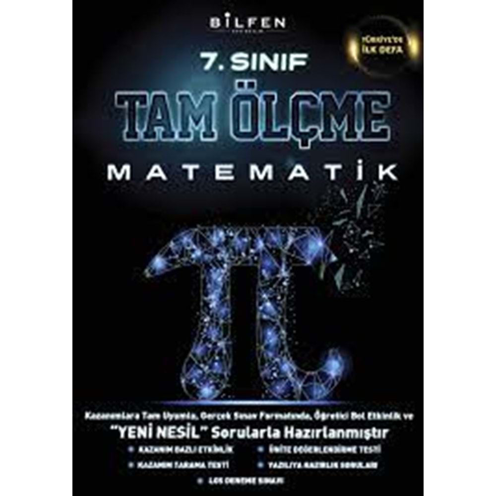 7.SINIF MATEMATİK TAM ÖLÇME S.BANKASI BİLFEN