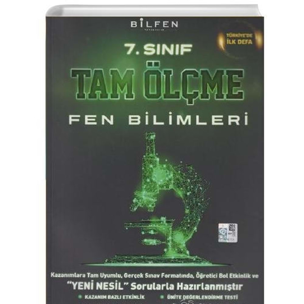 7.SINIF FEN BİLGİSİ TAM ÖLÇME S.BANKASI BİLFEN