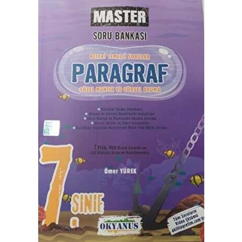 7.SINIF PARAGRAF MASTER SORU BANKASI OKYANUS
