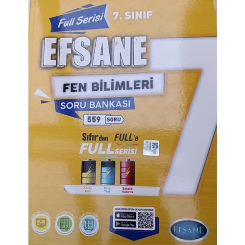 7.SINIF EFSANE FULL FEN BİLİMLERİ SORU BANKASI AÇI