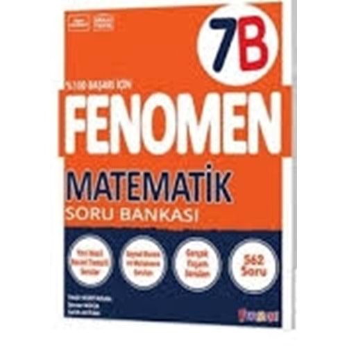 7.SINIF MATEMATİK (B) SORU BANKASI FENOMEN