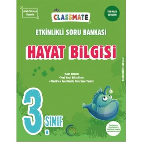 3.SINIF HAYAT BİLGİSİ CLASSMATE SORU BANKASI OKYANUS