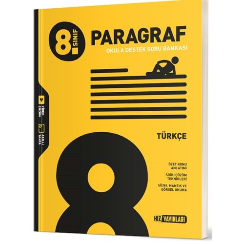 8. SINIF TÜRKÇE PARAGRAF SORU BANKASI