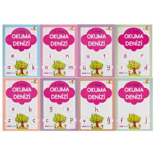 1.SINIF OKUMA DENİZİ (A-N-E-T) SERİ KİTAP MAVİ DENİZ