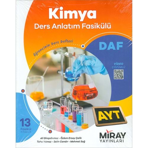 AYT KİMYA DERS ANLATIM FASİKÜLÜ MİRAY