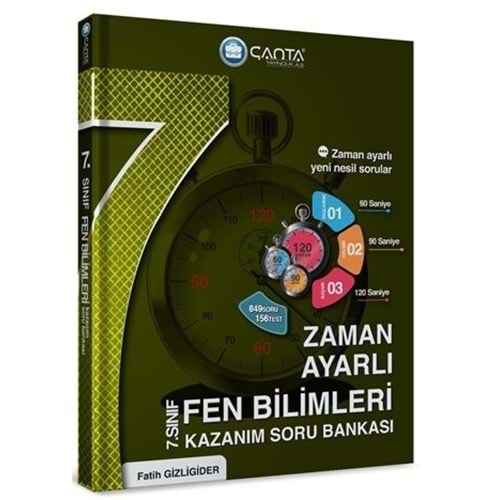 7.SINIF FEN BİLGİSİ ZAMAN AYARLI S.BANKASI ÇANTA