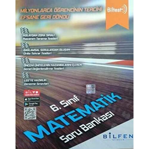 6.SINIF MATEMATİK BİLTEST S.B. BİLFEN