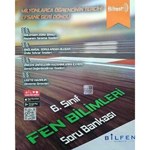 6.SINIF FEN BİLGİSİ S.B. BİLTEST BİLFEN