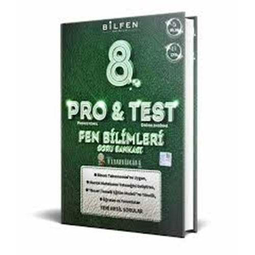 8.SINIF FEN BİLGİSİ PRO&TEST S.B BİLFEN