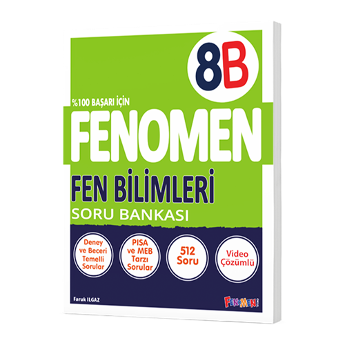 8.SINIF FEN BİLİMLERİ (8) SORU BANKASI FENOMEN