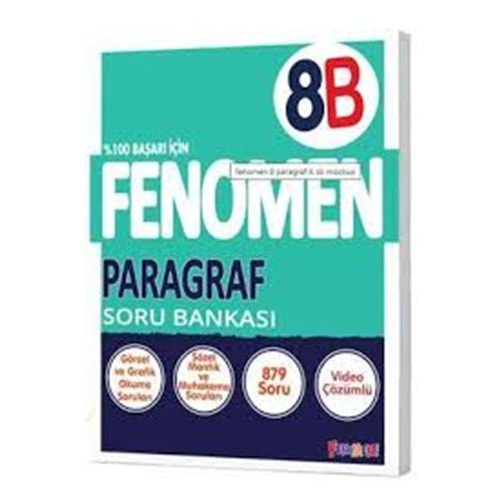 8.SINIF PARAGRAF (B) SORU BANKASI FENOMEN