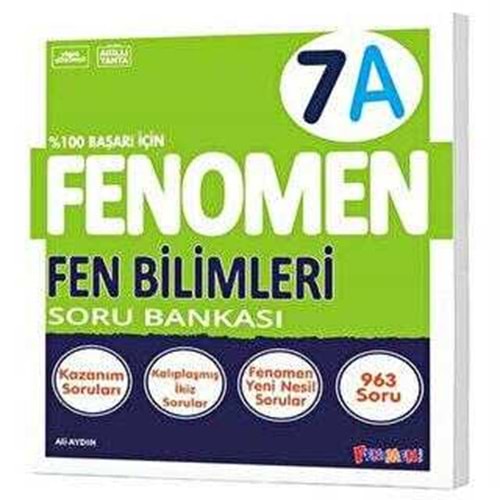 7.SINIF FEN BİLİMLERİ(A) SORU BANKASI FENOMEN