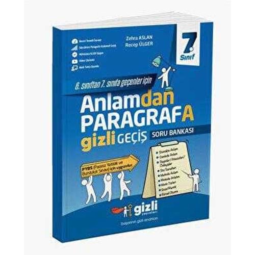 7.SINIF ANLAMDAN PARAGRAFA GİZLİ GEÇİŞ SORU BANKASI GİZLİ