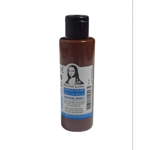 AKRİLİK BOYA 70 ML KAHVERENGİ MONA LİSA