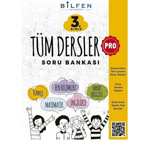 3.SINIF PRO TÜM DERSLER SORU BANKASI BİLFEN