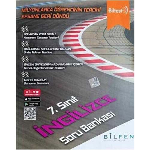 7.SINIF BİLTEST İNGİLİZCE SORU BANKASI BİLFEN