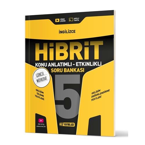 5.SINIF İNGİLİZCE HİBRİT K.ANLATIM SORU BANKASI HIZ