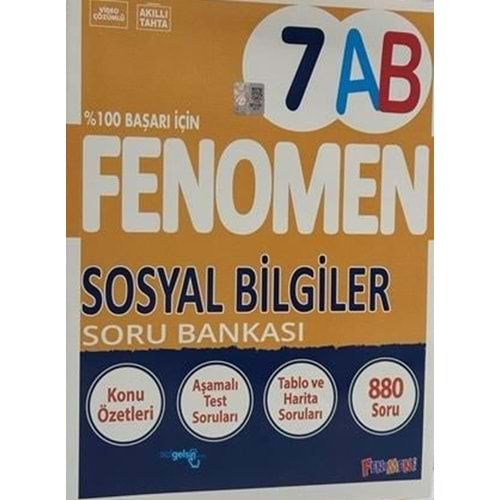 7.SINIF SOSYAL BİLGİLER AB SORU BANKASI FENOMEN